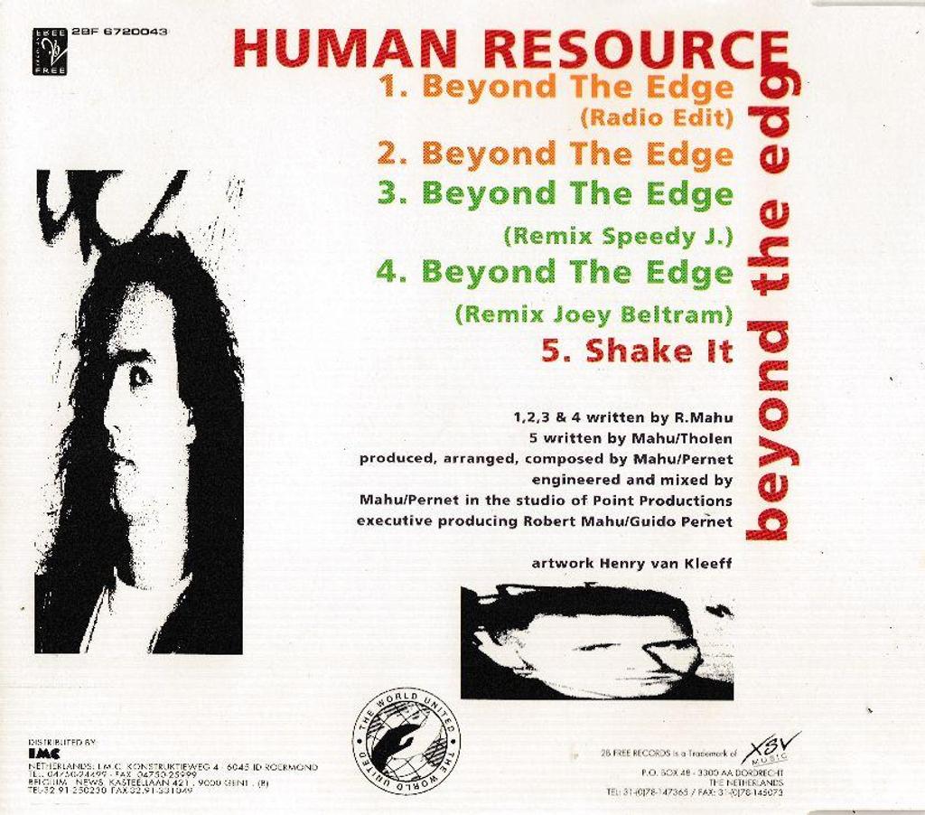 CDs Hauts-de-Seine Antony - 92160 - Photos Vivastreet CD Human Resource - Beyond The Edge