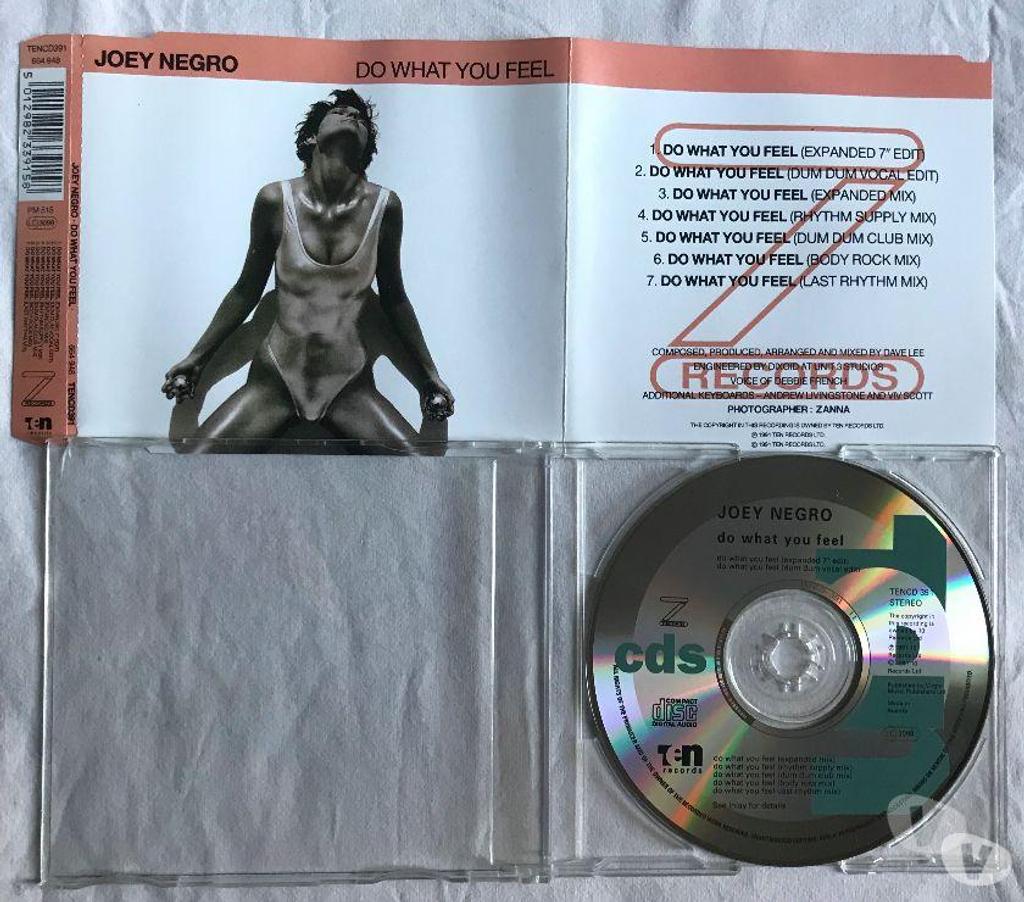 CDs Hauts-de-Seine Antony - 92160 - Photos Vivastreet CD Joey Negro - Do What You Feel