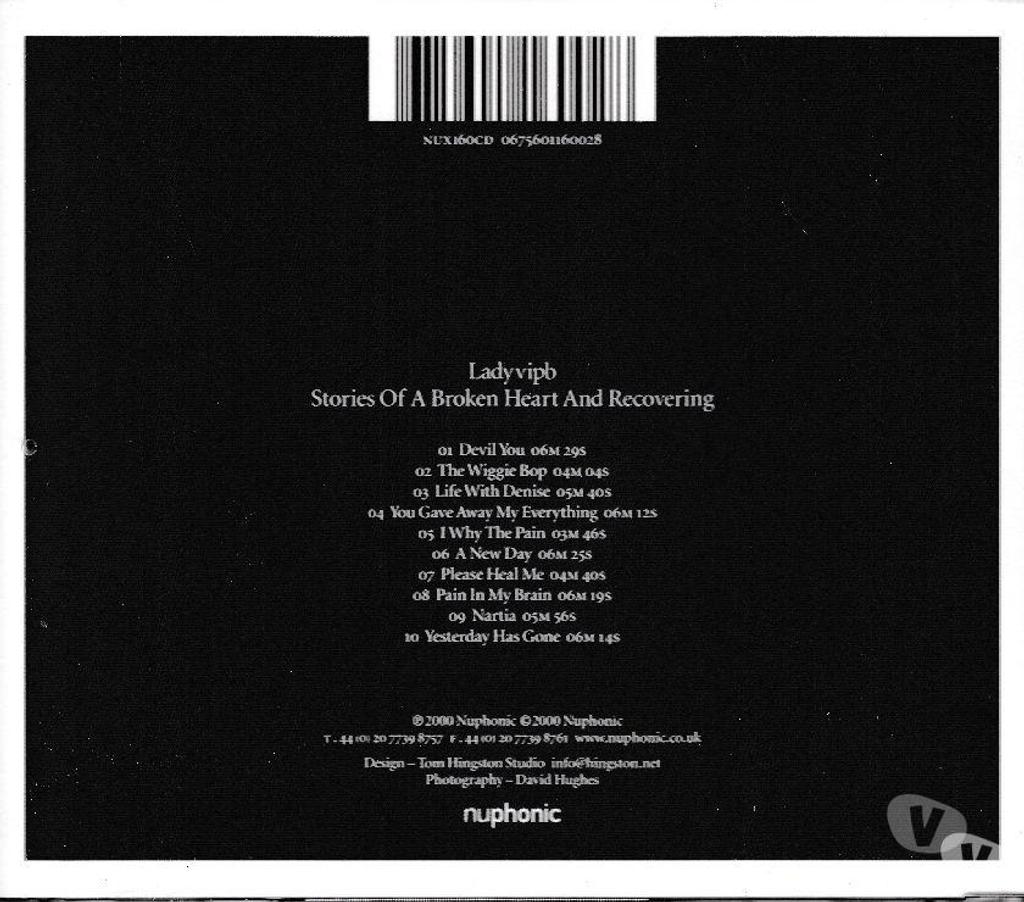CDs Hauts-de-Seine Antony - 92160 - Photos Vivastreet CD Ladyvipb - Stories Of A Broken Heart And Recovering
