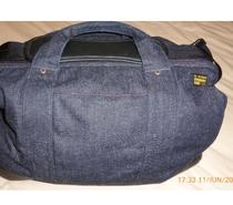 magnifique sac de voyage G- star raw , jean et cuir