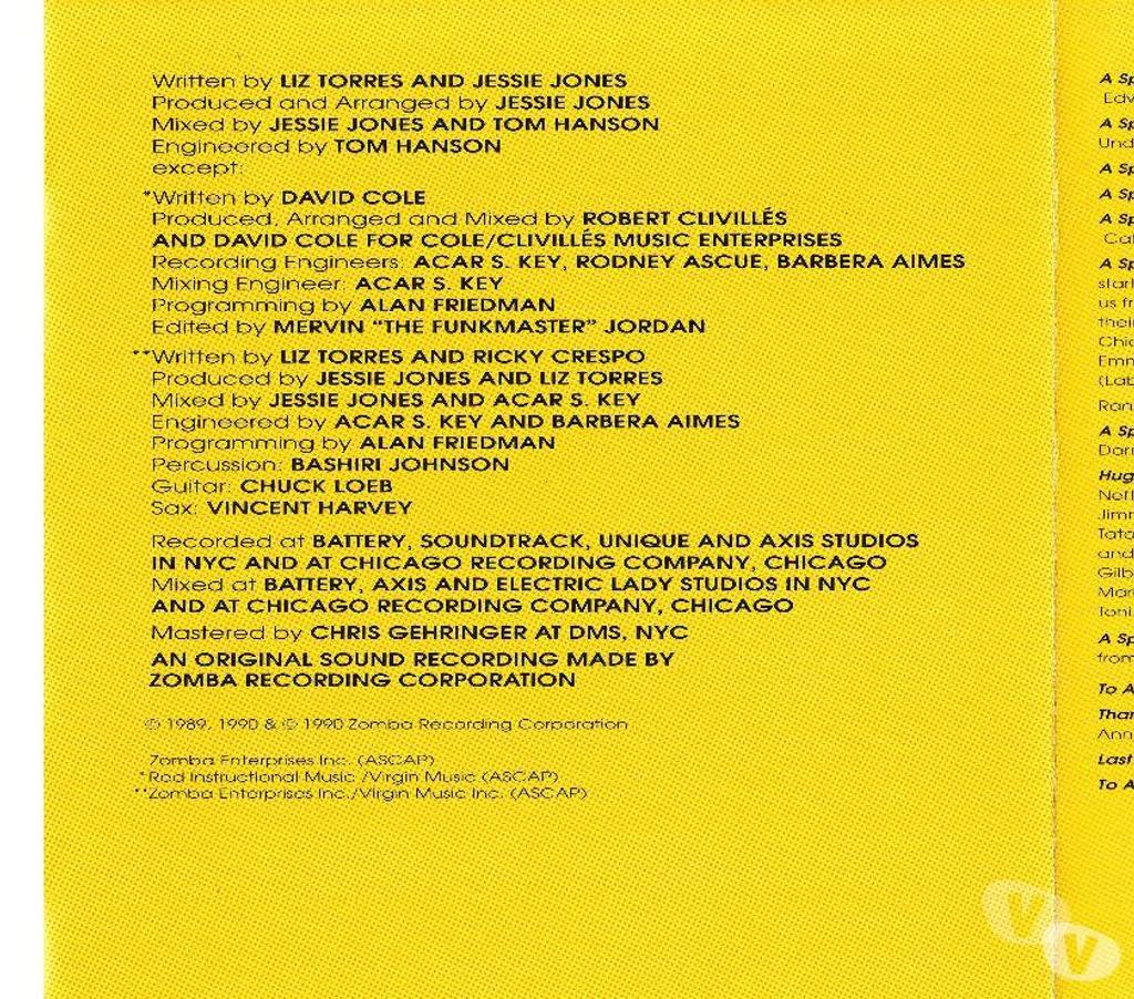 CDs Hauts-de-Seine Antony - 92160 - Photos Vivastreet CD Liz Torres - The Queen Is In The House