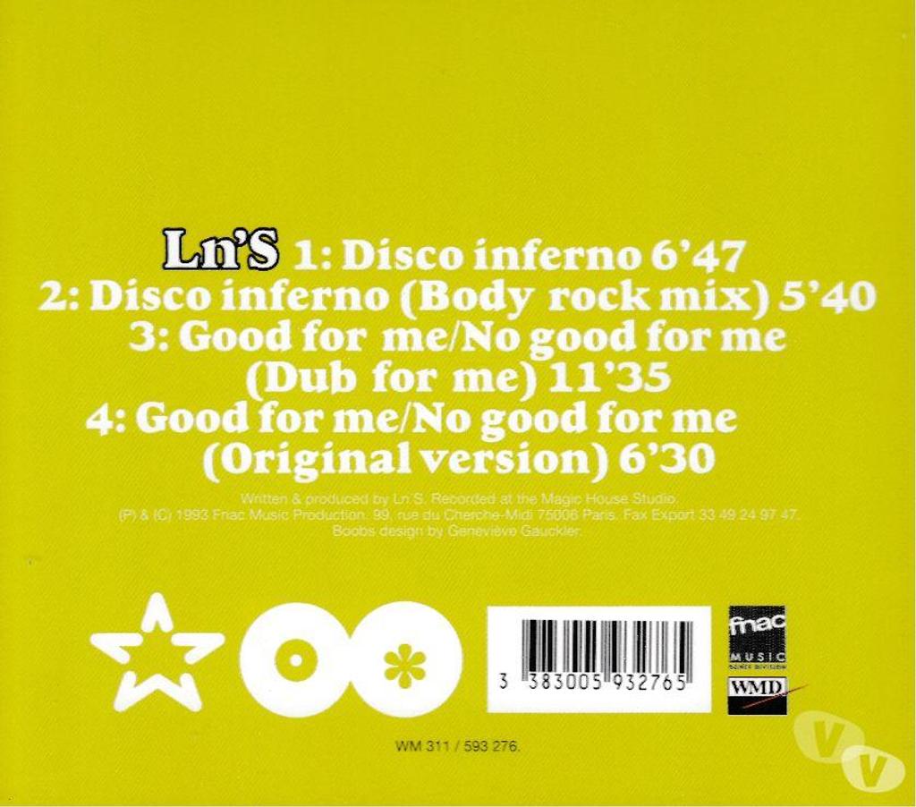 CDs Hauts-de-Seine Antony - 92160 - Photos Vivastreet CD Ln’S - Inferno EP