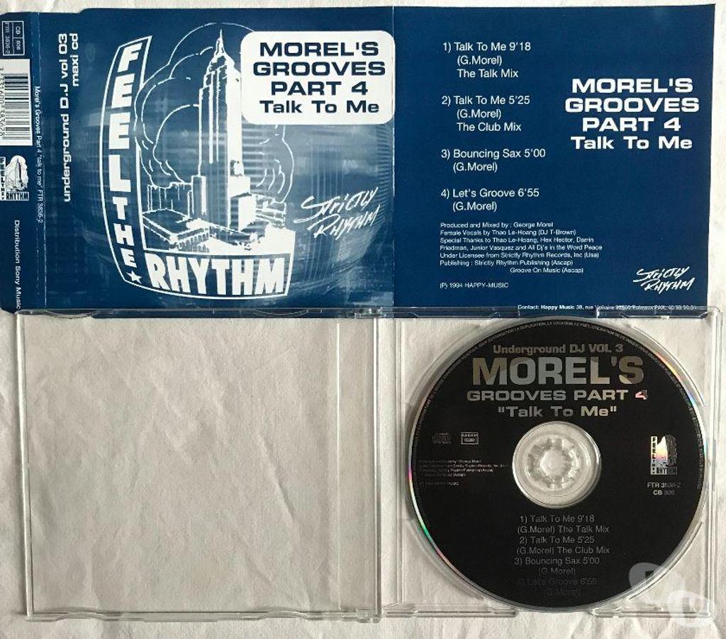 CDs Hauts-de-Seine Antony - 92160 - Photos Vivastreet CD George Morel Morel’s Grooves Part 4 - Talk To Me (Underg
