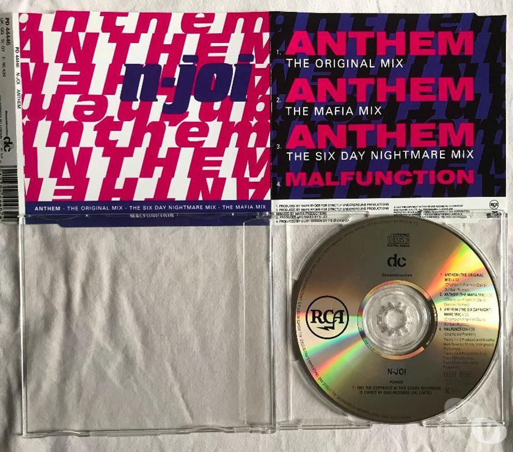 CDs Hauts-de-Seine Antony - 92160 - Photos Vivastreet CD N-Joi - Anthem 