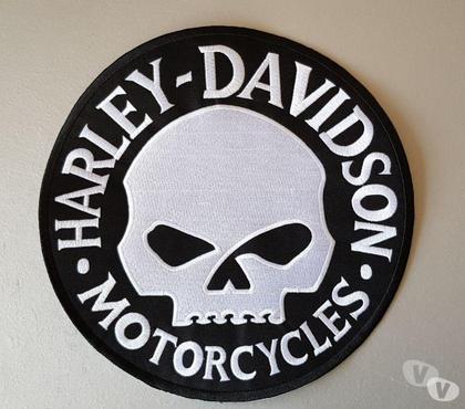 Pièces et services moto Carnon Hérault - Photos Vivastreet écusson brodé xl harley davidson tête de mort diam 24 cm