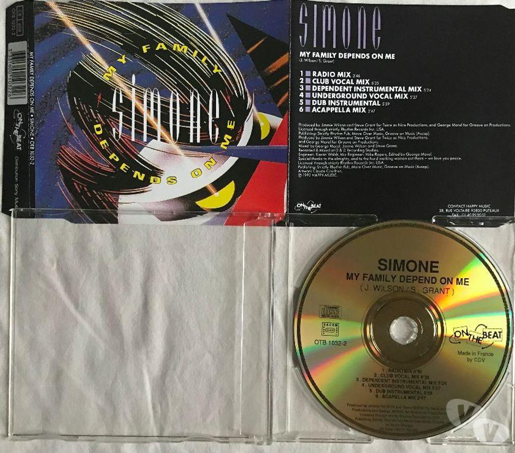 CDs Hauts-de-Seine Antony - 92160 - Photos Vivastreet CD Simone - My Family Depends On Me