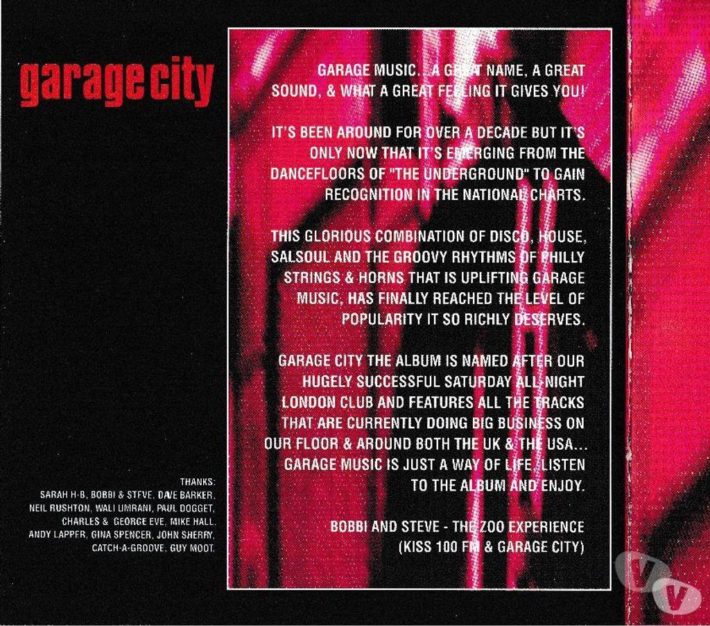 CDs Hauts-de-Seine Antony - 92160 - Photos Vivastreet CD Garage City - Compilation