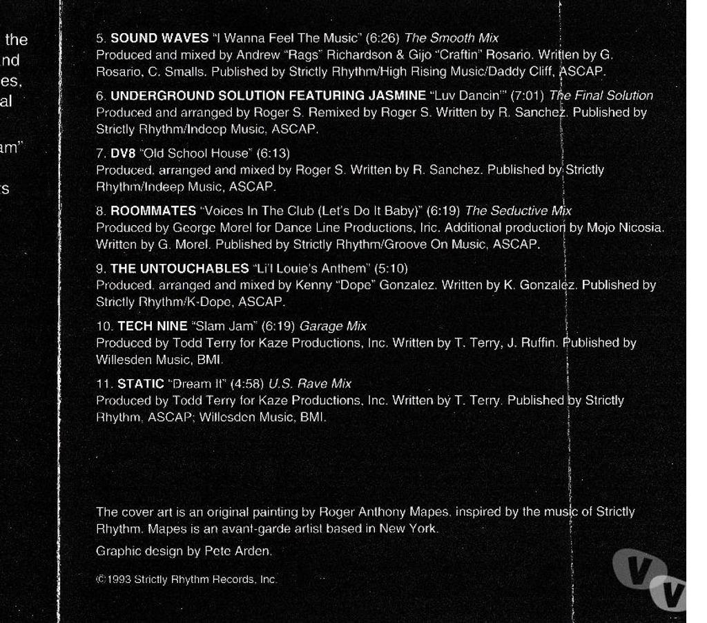 CDs Hauts-de-Seine Antony - 92160 - Photos Vivastreet CD Strictly Rhythm: The Early Years -Compilation Import USA