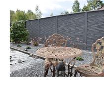 Cloture décorative en béton