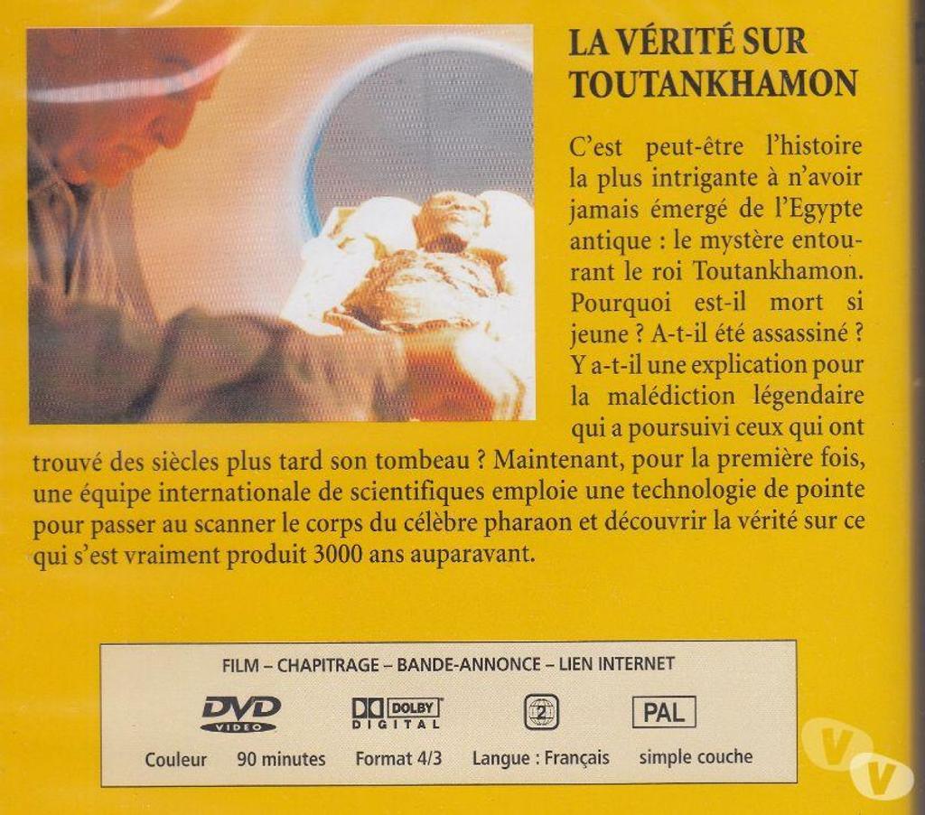 DVD occasion Hauts-de-Seine Antony - 92160 - Photos Vivastreet DVD La Vérité Sur Toutankhamon - National Geographic