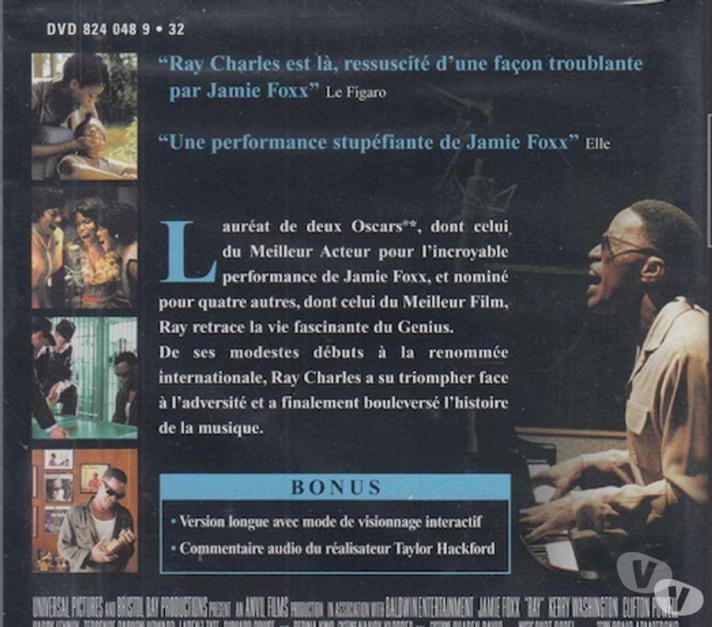DVD occasion Hauts-de-Seine Antony - 92160 - Photos Vivastreet DVD Ray - Un Film de Taylor Hackford Avec Jamie Foxx