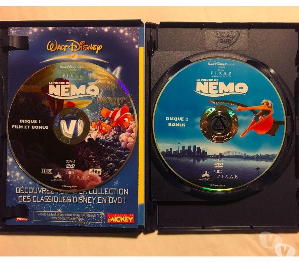 DVD occasion Hauts-de-Seine Antony - 92160 - Photos Vivastreet DVD Monde De Nemo Walt Disney - Edit Collector - Double DVD
