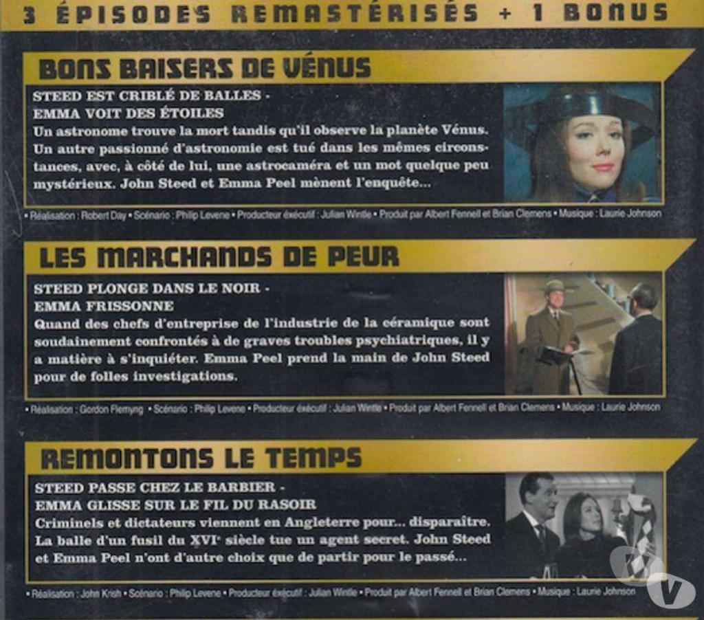 DVD occasion Hauts-de-Seine Antony - 92160 - Photos Vivastreet DVD Chapeau Melon & Bottes De Cuir 1967 P. Macnee D. Rigg