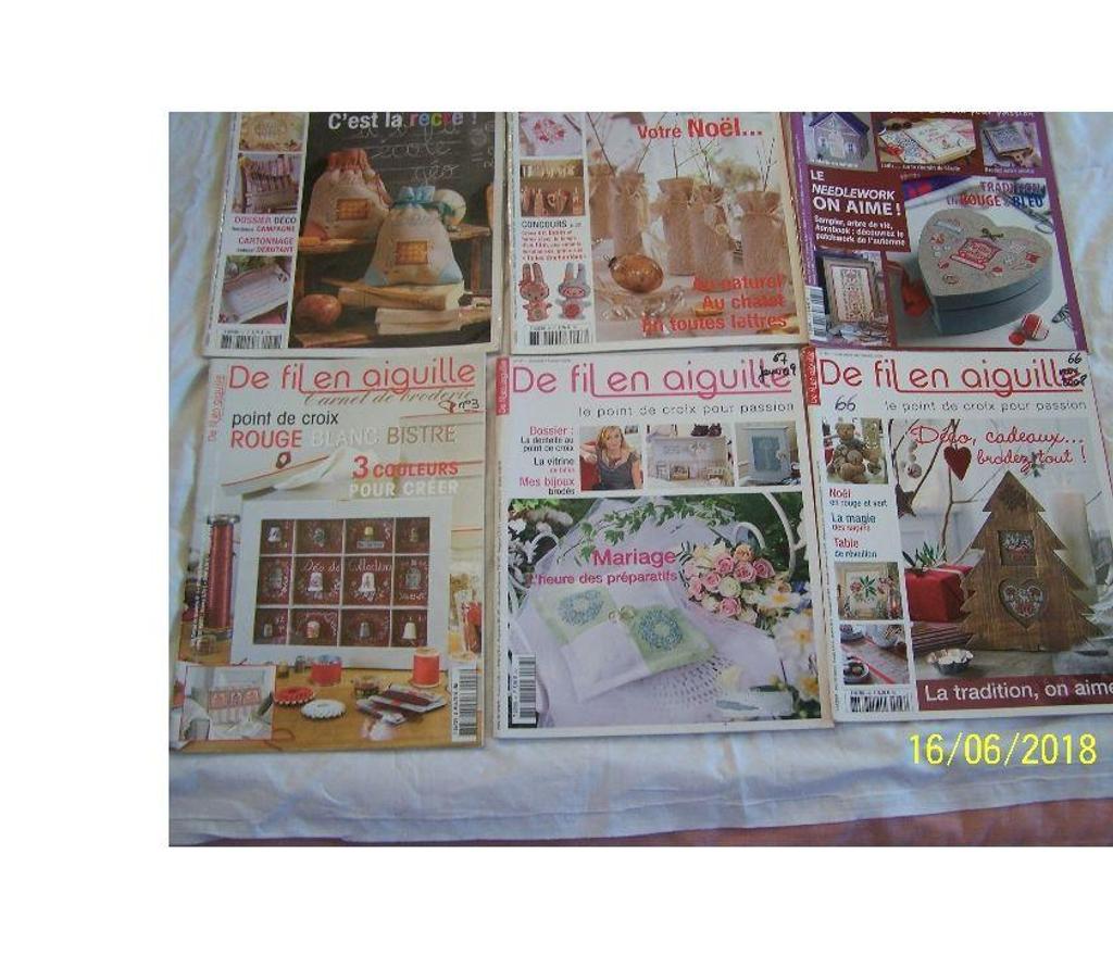 Livres occasion Hauts-de-Seine Issy les Moulineaux - 92130 - Photos Vivastreet 12 MAGASINES DE FIL EN AIGUILLE (BRODERIE)