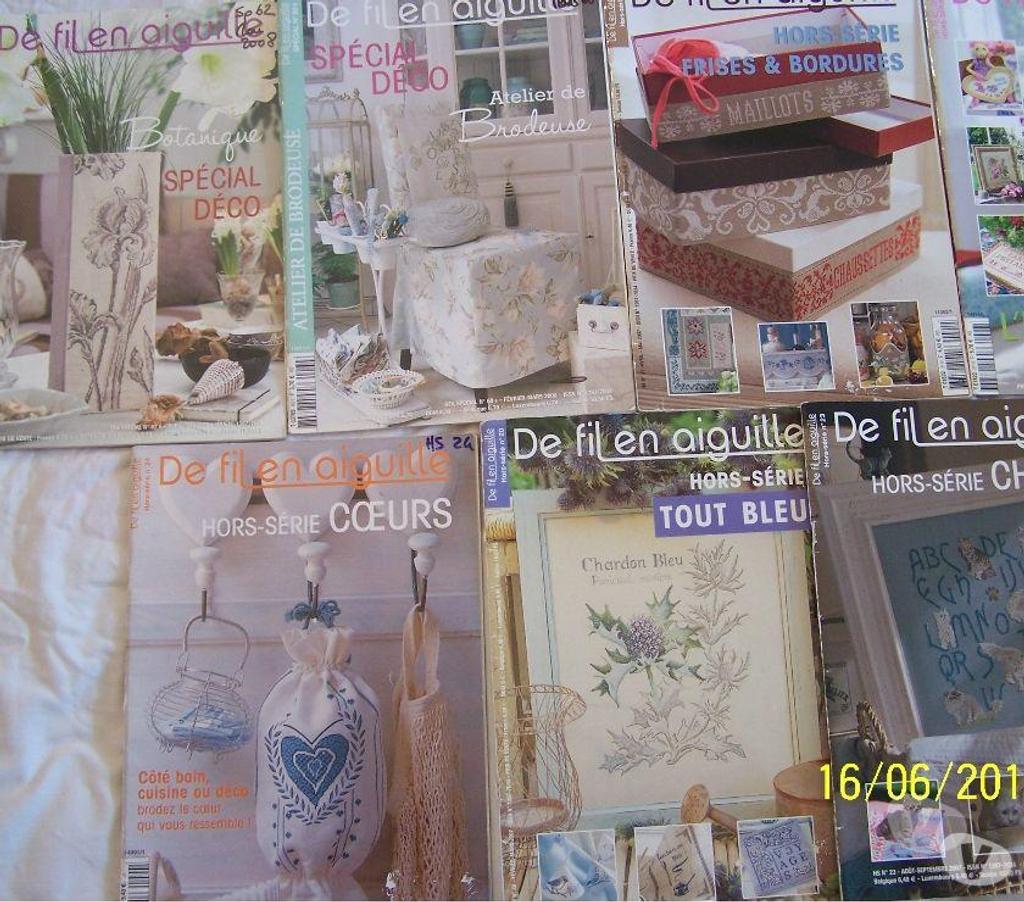 Livres occasion Hauts-de-Seine Issy les Moulineaux - 92130 - Photos Vivastreet 12 MAGASINES DE FIL EN AIGUILLE (BRODERIE)