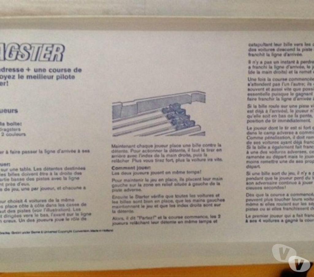 Jeux - Jouets Seine-et-Marne Meaux - 77100 - Photos Vivastreet jeu MB DRAGSTER