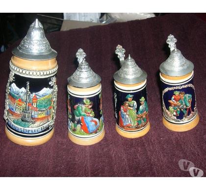 Ameublement & art de la table Aix en Provence Aix en Provence - Photos Vivastreet LOT 4 CHOPES A BIERES VINTAGE- HOFBRAUHAUS ALLEMAND STEIN
