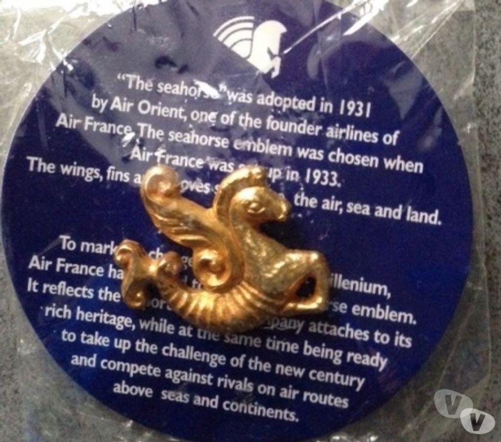Collection Seine-et-Marne Meaux - 77100 - Photos Vivastreet PIN'S Air France "Hippocampe"