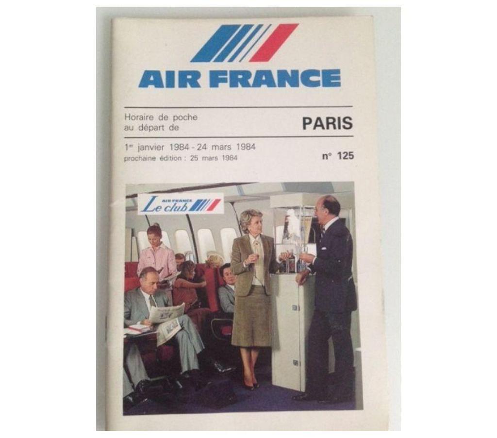 Collection Seine-et-Marne Meaux - 77100 - Photos Vivastreet HORAIRE CARNET DE POCHE Air France 1984