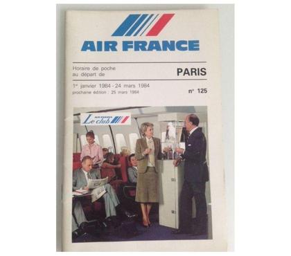 Collection Meaux Seine-et-Marne - Photos Vivastreet HORAIRE CARNET DE POCHE Air France 1984