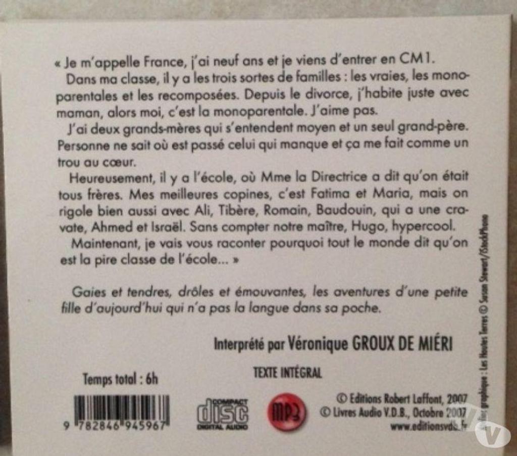CDs Seine-et-Marne Meaux - 77100 - Photos Vivastreet Livres AUDIO Bourdin et Bois