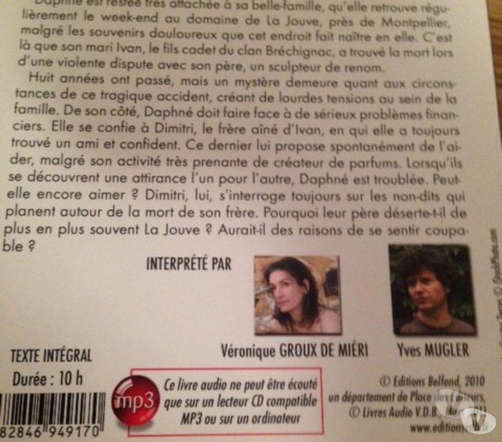 CDs Seine-et-Marne Meaux - 77100 - Photos Vivastreet 2 livres AUDIO Françoise BOURDIN
