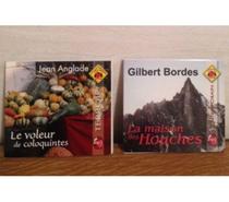 Lot de 2 Livres AUDIO Jean Anglade et Gilbert BORDES