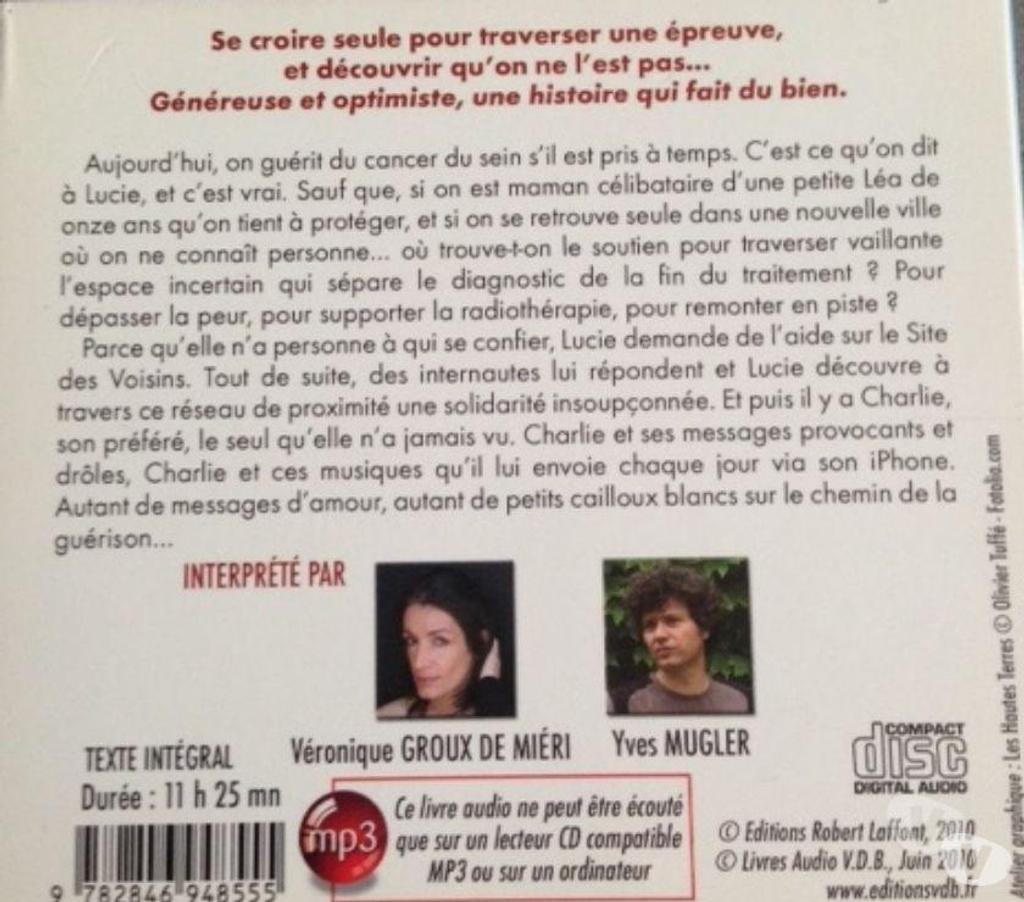 CDs Seine-et-Marne Meaux - 77100 - Photos Vivastreet Lot de 2 LIVRES AUDIO Lorraine FOUCHET - Patricia MAC DONALD