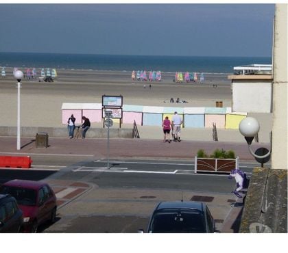 locations de vacances Berck Pas-de-Calais - Photos Vivastreet Studio 2à4 pers Vue Mer + Balcon vue plage +WIFI