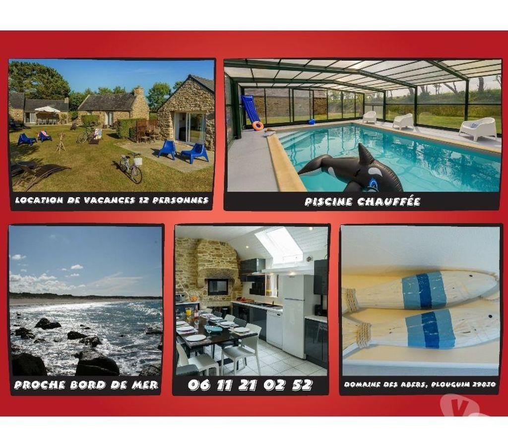location saisonniere Finistère Plouguin - 29830 - Photos Vivastreet Gîtes 3* Piscine Couverte Chauffé proche Mer.