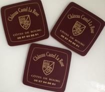 Lot de 3 SOUS BOCKS CUIR