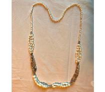 Collier Fantaisie Coquillages BlancMarron NCalédonie Nouméa