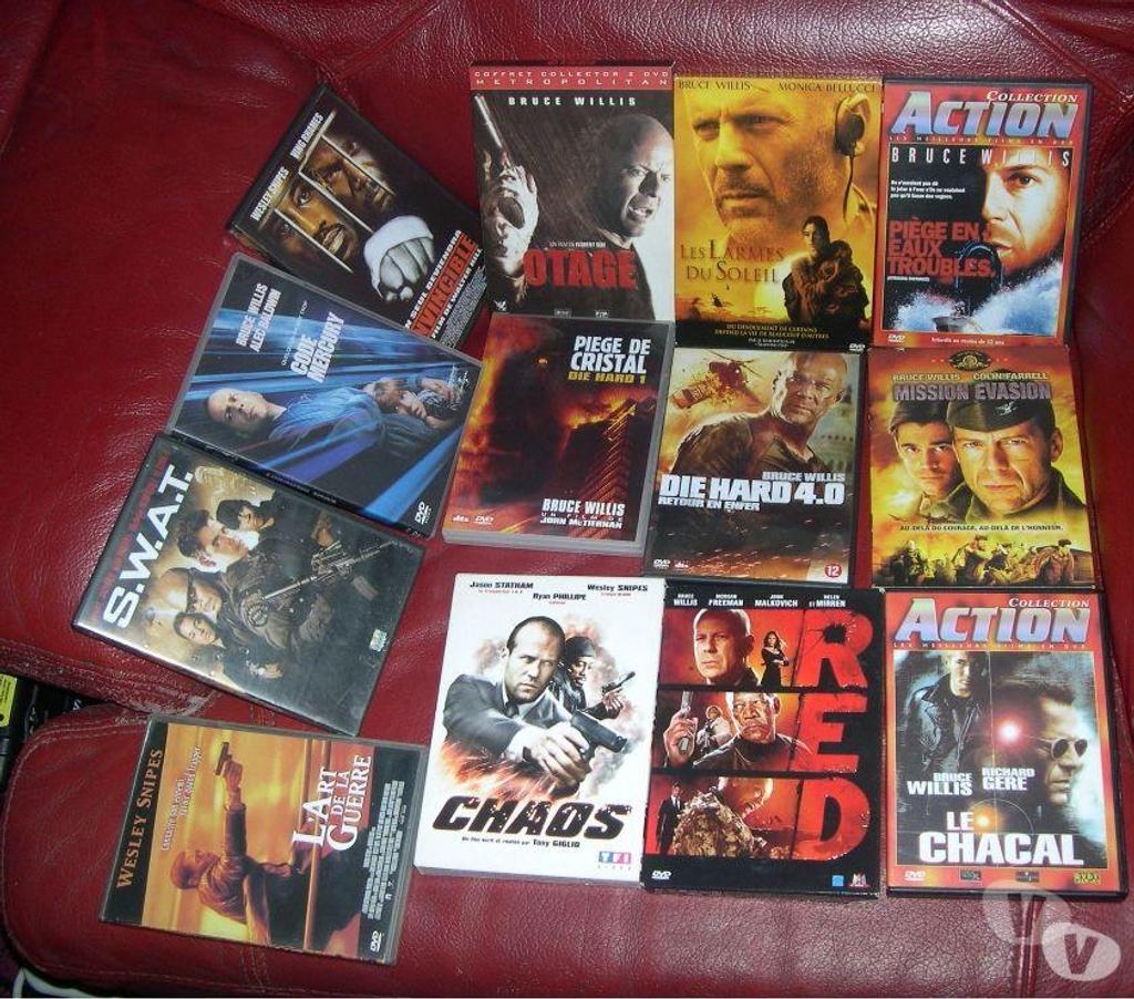 DVD occasion Bouches-du-Rhône Aix en Provence - Photos Vivastreet COLLECTION FILMS ACTIONS BRUCE WILLIS