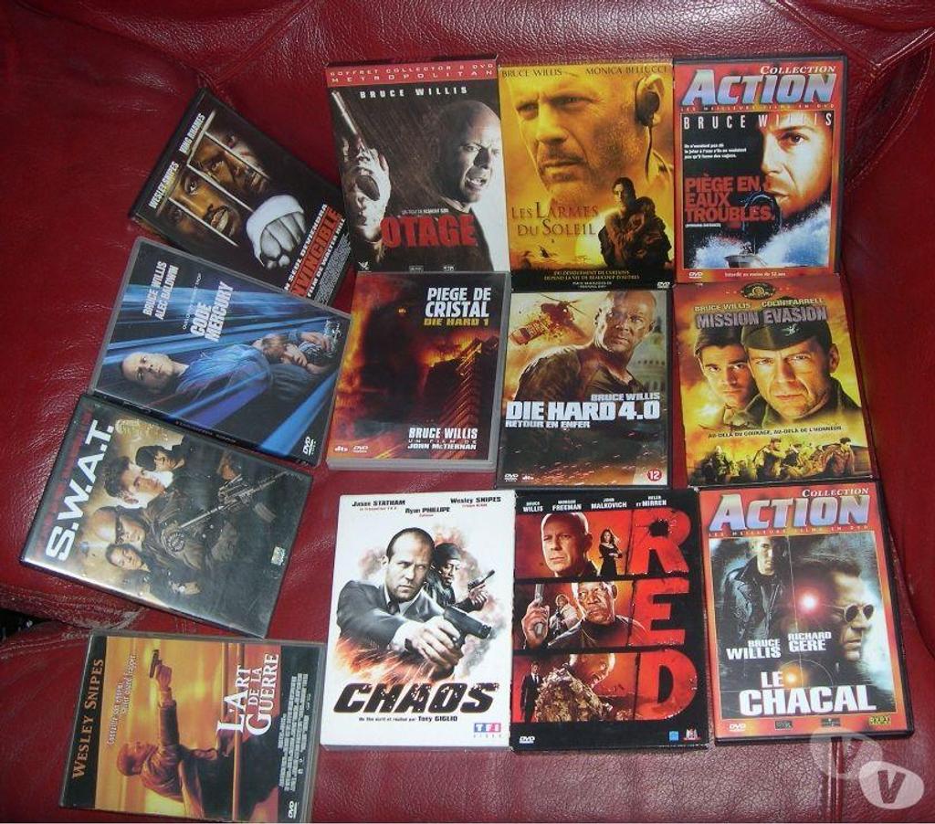 DVD occasion Bouches-du-Rhône Aix en Provence - Photos Vivastreet COLLECTION FILMS ACTIONS BRUCE WILLIS