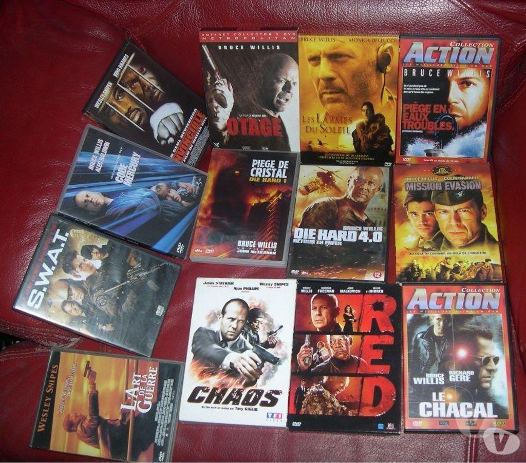 DVD occasion Bouches-du-Rhône Aix en Provence - Photos Vivastreet COLLECTION FILMS ACTIONS BRUCE WILLIS