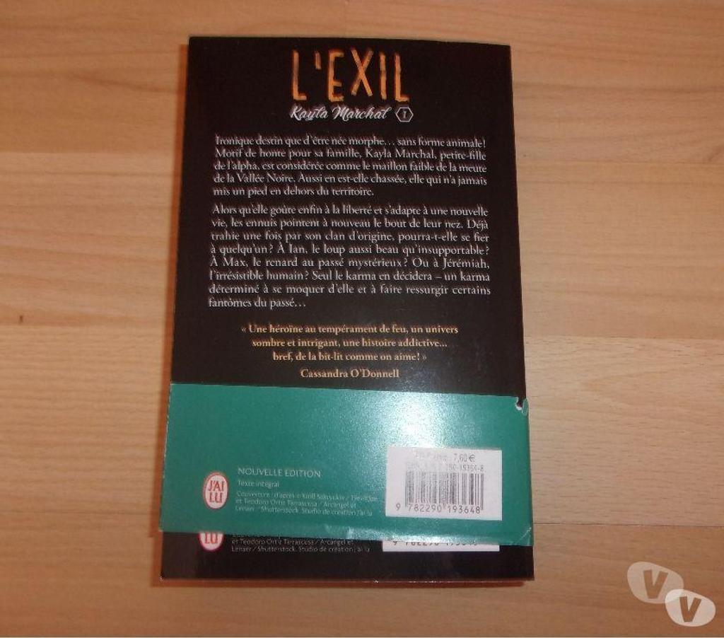 Livres occasion Ardèche Ardoix - 07290 - Photos Vivastreet Livre "L'Exil" d'Estelle Vagner dédicacé (Neuf)