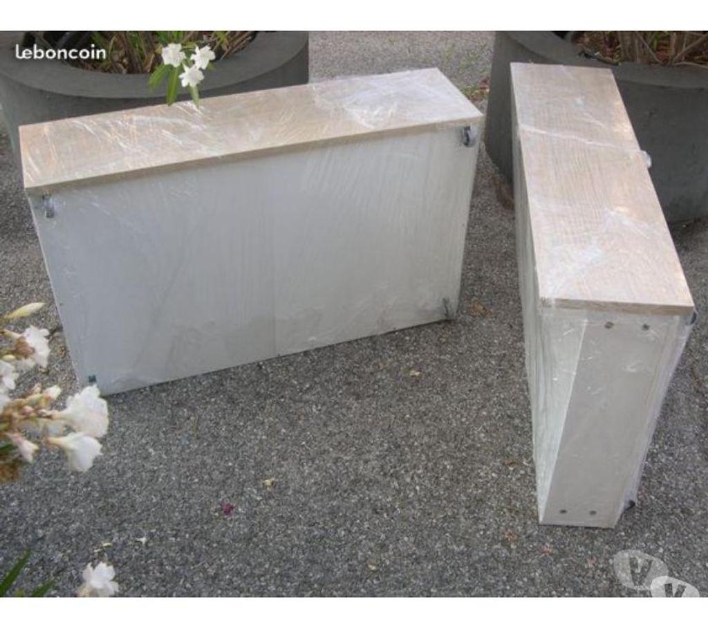 Ameublement & art de la table Bouches-du-Rhône Aix en Provence - Photos Vivastreet Rangement pour lit haut 2 pieces marron blanc 