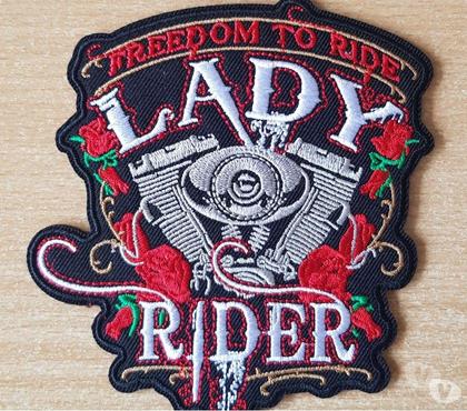 Pièces et services moto Carnon Hérault - Photos Vivastreet ecusson patch biker bikeuse motarde lady rider