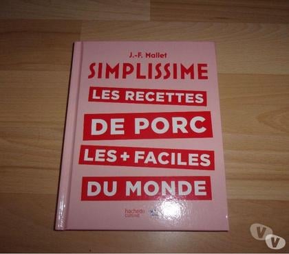 Livres occasion Ardoix Ardèche - Photos Vivastreet Livre Simplissime Les recettes de porc (Neuf)