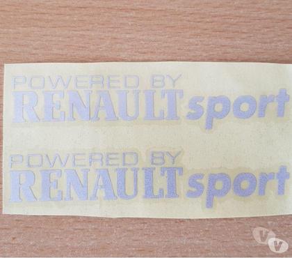 Pièces moteur et accessoires auto Carnon Hérault - Photos Vivastreet paire d'autocollants powered by Renault sport tout support