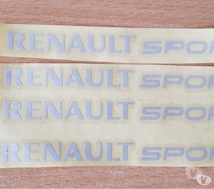 Pièces et services auto Carnon Hérault - Photos Vivastreet 4 autocollants renault sport 12x1 cm gris réfléchissant
