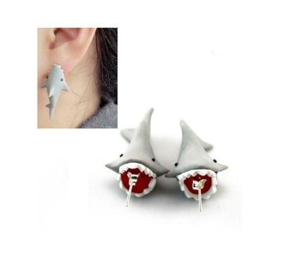 Bijoux d'occasion Hauconcourt Moselle - Photos Vivastreet Boucle oreille Requin Shark bijou Mode Kawai japon manga fil