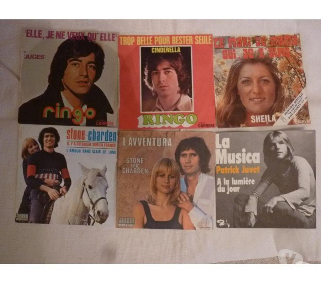 Collection Val-de-Marne Le Kremlin Bicetre - 94270 - Photos Vivastreet Vinyles 45t Ringo-StoneCharden-Sheila-Juvet