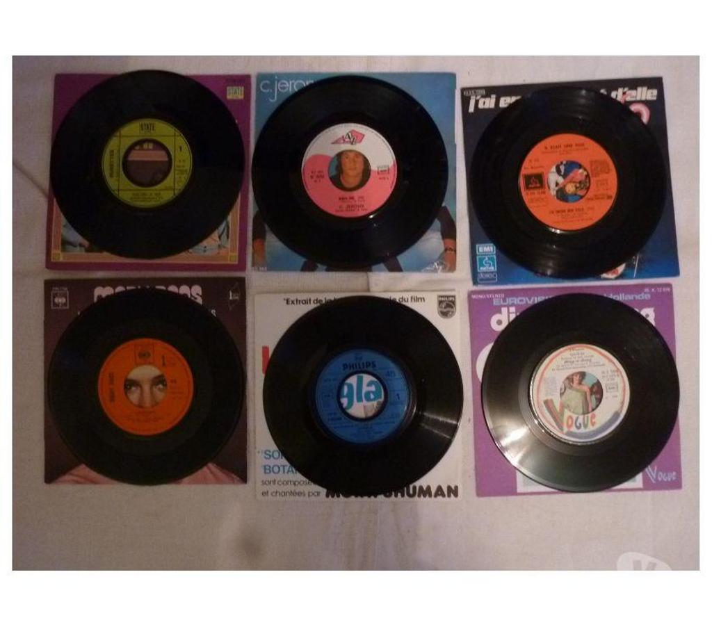 Collection Val-de-Marne Le Kremlin Bicetre - 94270 - Photos Vivastreet Vinyles 45t Rubettes-CJérôme-Abba-MaryRoss-MortShuman