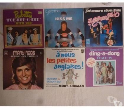 Collection Le Kremlin Bicetre Val-de-Marne - Photos Vivastreet Vinyles 45t Rubettes-CJérôme-Abba-MaryRoss-MortShuman