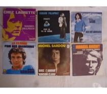 Vinyles 45t Delpech-Palaprat-Lenorman-Sardou-Amont