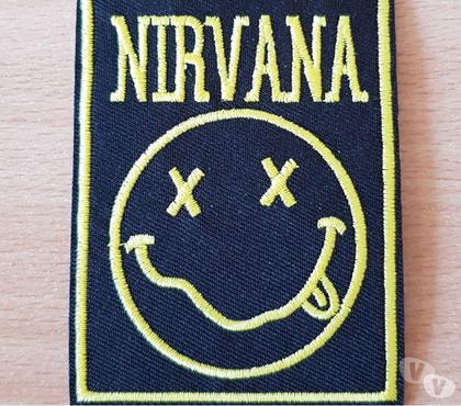 Collections Carnon Hérault - Photos Vivastreet Ecusson brodé logo nirvana 9,5x7 cm thermocollant