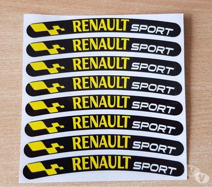 Pièces moteur et accessoires auto Carnon Hérault - Photos Vivastreet Autocollant sticker de jante x 8 Renault sport 13x1 cm