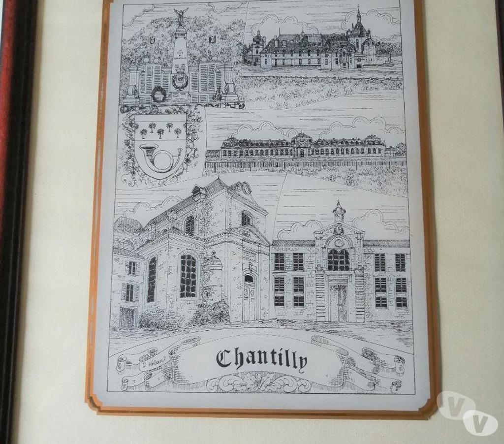 Décoration - art Val-d'Oise Bernes sur Oise - 95340 - Photos Vivastreet GRAVURE SUR VERRE VILLE DE CHANTILLY PAR DAVID HELAUT 650