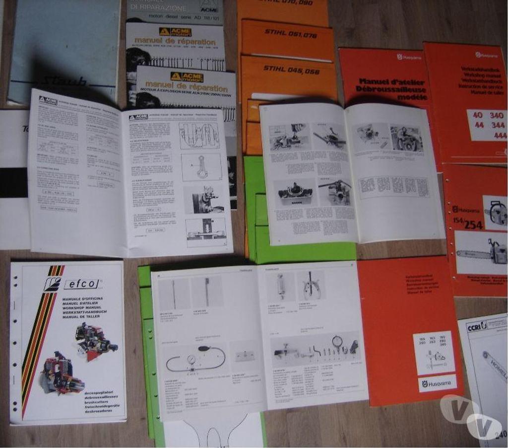 Livres occasion Côte-d'Or Dijon - 21000 - Photos Vivastreet manuels ateliers forêt jardin motoculture tronçonneuse etc..